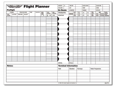 Flight Planner Pad